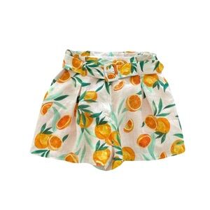 Parker Belted High Wasted Clementina Linen Shorts